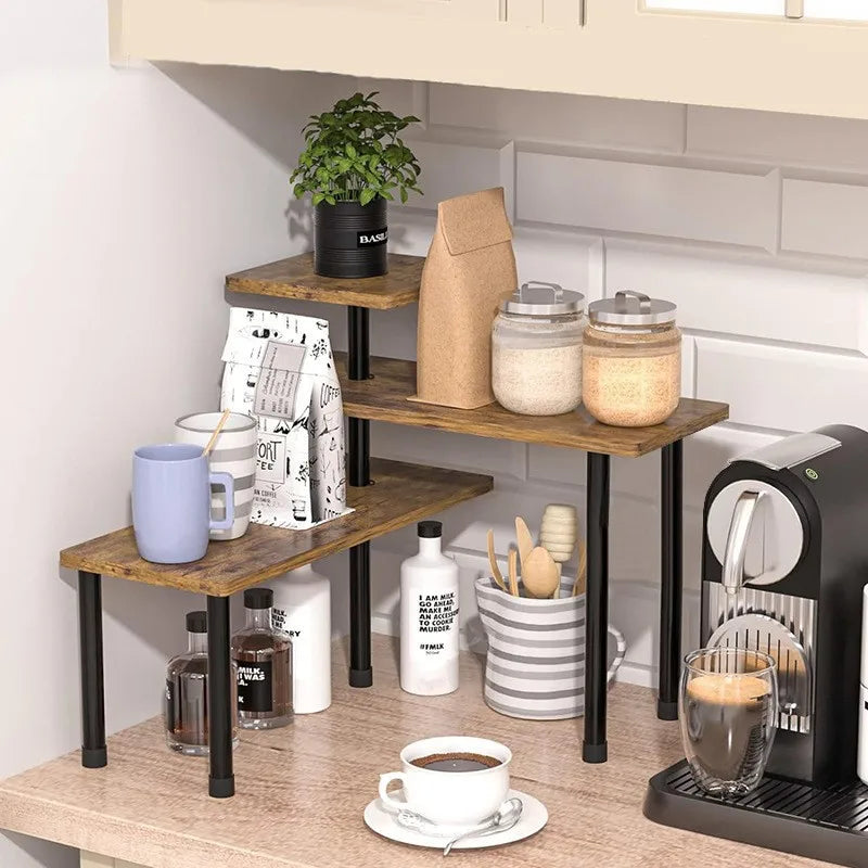 Kitchen storage rack, seasoning bottle storage rack, desk storage rack, corner storage rack, adjustable multi-function storage