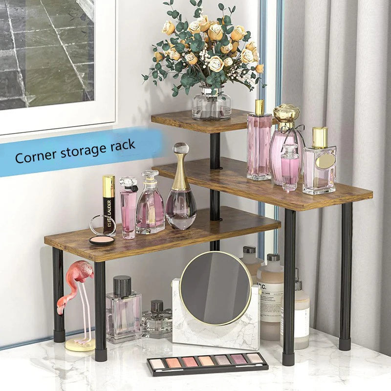 Kitchen storage rack, seasoning bottle storage rack, desk storage rack, corner storage rack, adjustable multi-function storage