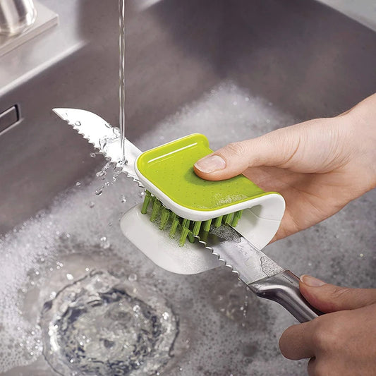 Kitchen Knife Cleaning Brush Tableware Brush Car Seat Belt Cleaning Brush U Shape Kitchen Washing Tool Tableware Cleaning Brush